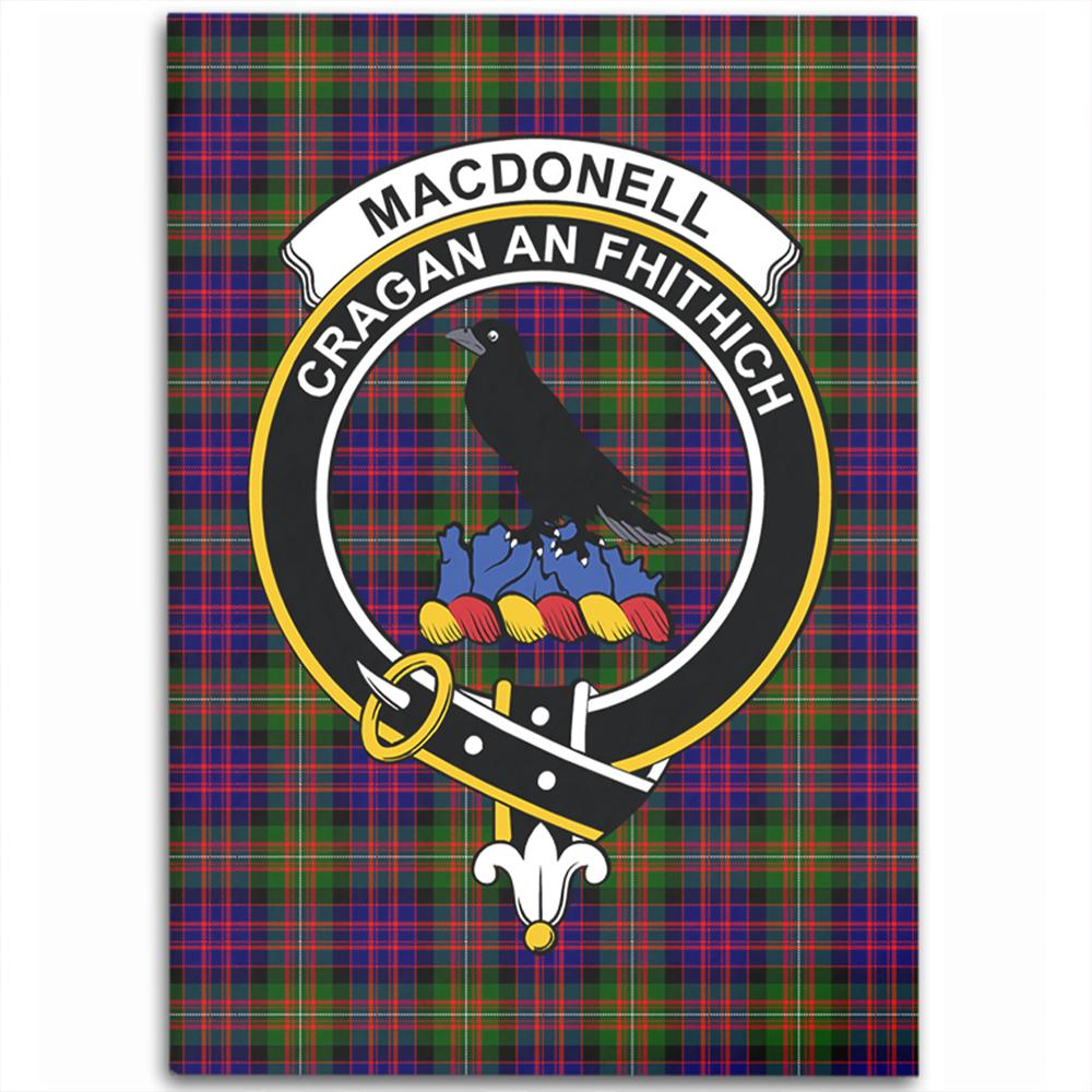 MacDonnell of Glengarry Modern Tartan Crest Area Rug