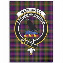 MacDonnell of Glengarry Modern Tartan Crest Area Rug