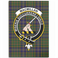 MacMillan Hunting Modern Tartan Crest Area Rug