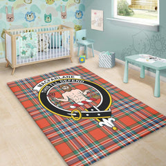 MacFarlane Ancient Tartan Crest Area Rug