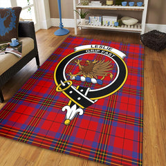 Leslie Modern Tartan Crest Area Rug
