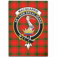 MacQuarrie Modern Tartan Crest Area Rug