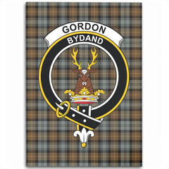 Gordon Weathered Tartan Crest Area Rug