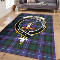 Guthrie Modern Tartan Crest Area Rug