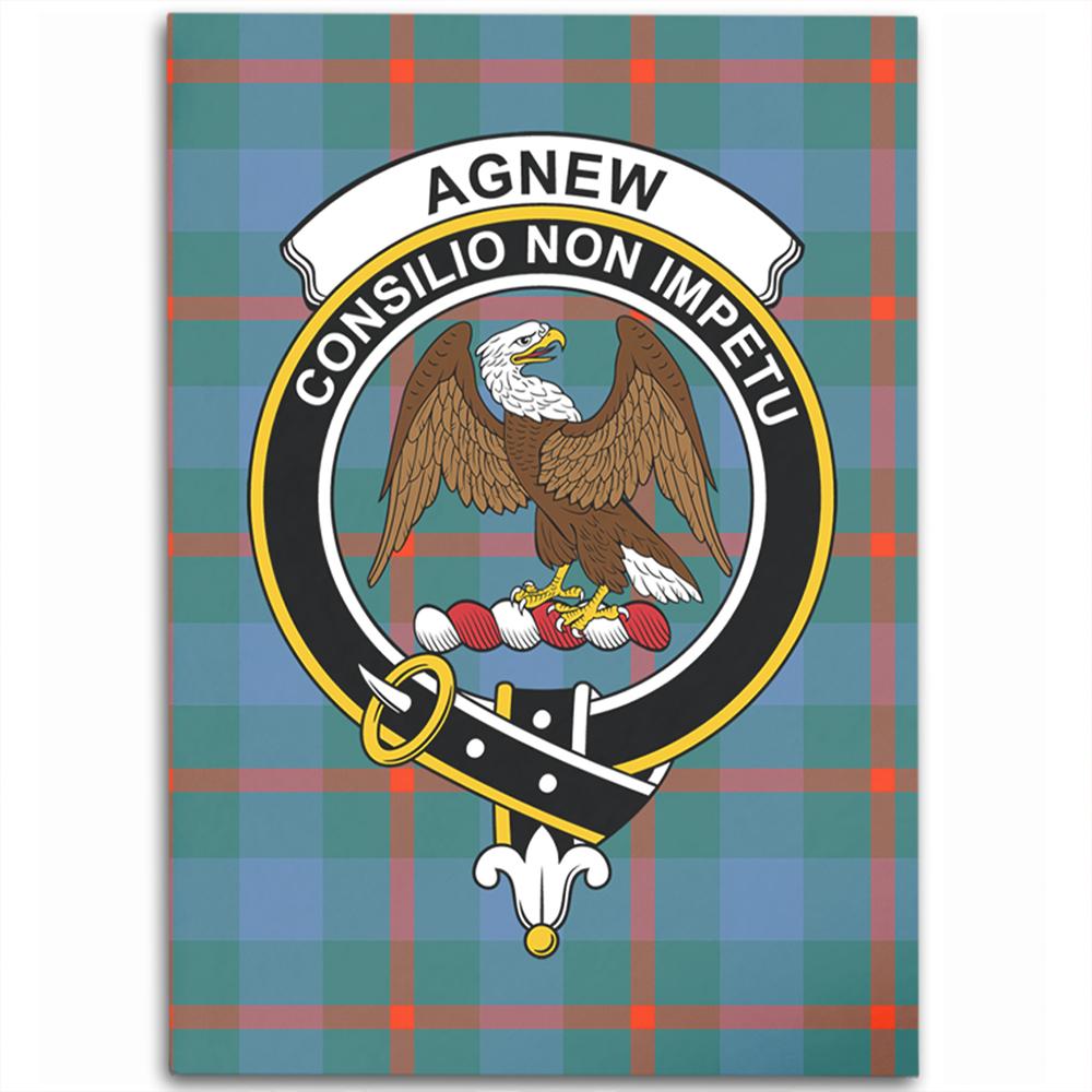 Agnew Ancient Tartan Crest Area Rug