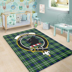 Tweedside District Tartan Crest Area Rug
