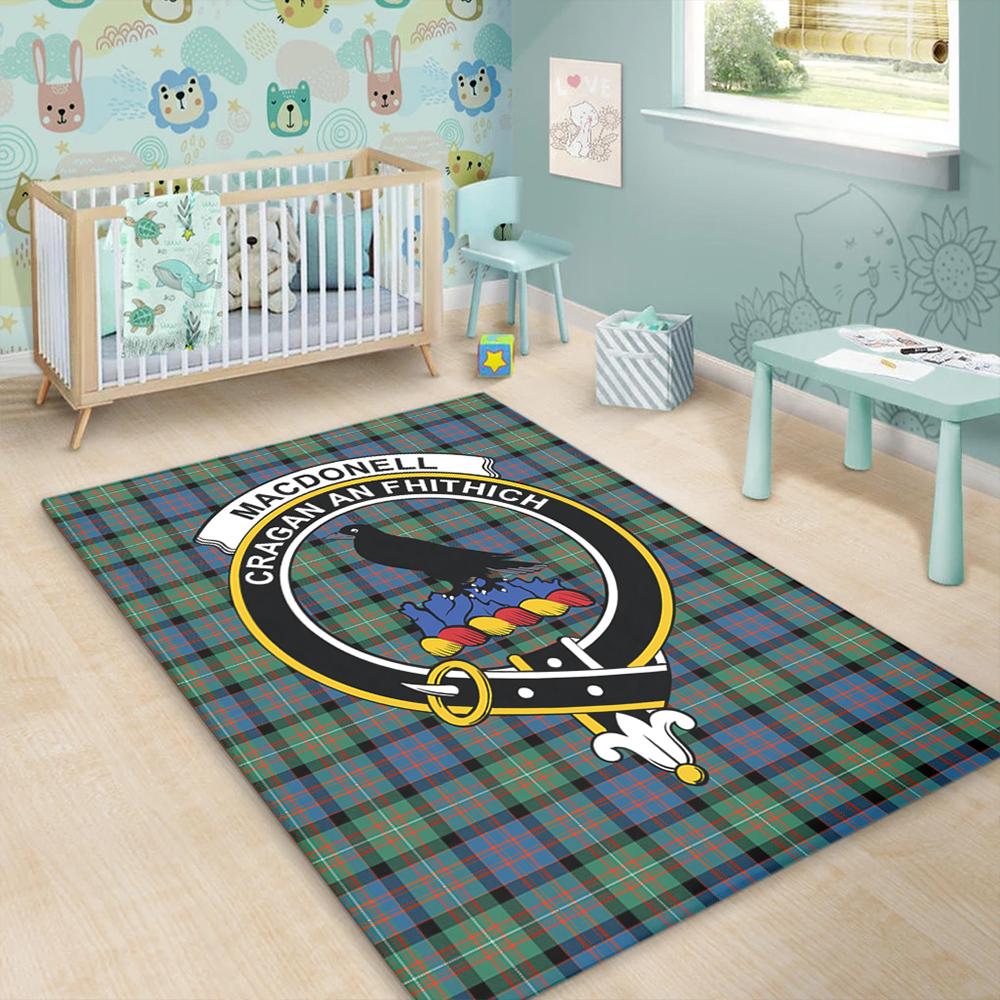 MacDonnell of Glengarry Ancient Tartan Crest Area Rug