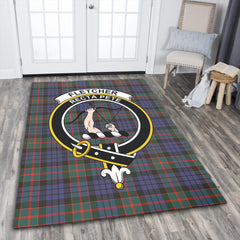 Fletcher of Dunans Tartan Crest Area Rug