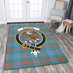 Agnew Ancient Tartan Crest Area Rug