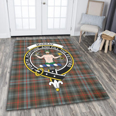 Murray of Atholl Weathered Tartan Crest Area Rug