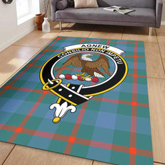 Agnew Ancient Tartan Crest Area Rug