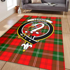 Lennox Modern Tartan Crest Area Rug