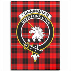 Cunningham Modern Tartan Crest Area Rug