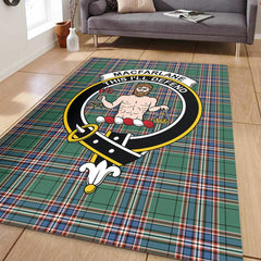 MacFarlane Hunting Ancient Tartan Crest Area Rug