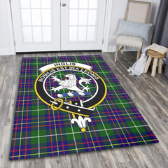 Inglis Modern Tartan Crest Area Rug