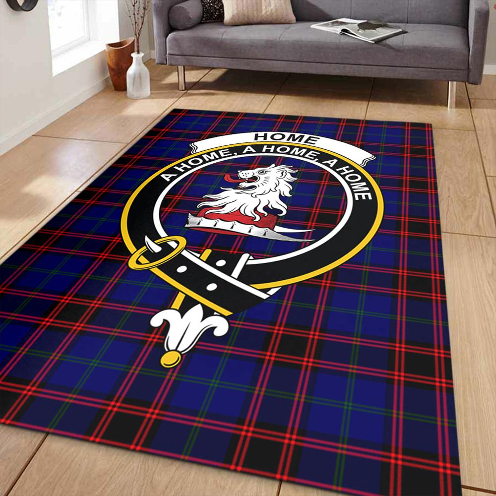 Home Modern Tartan Crest Area Rug