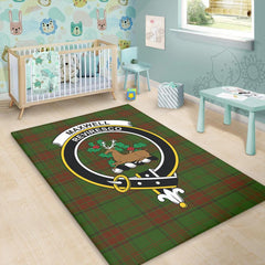 Maxwell Hunting Tartan Crest Area Rug
