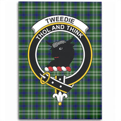 Tweedside District Tartan Crest Area Rug