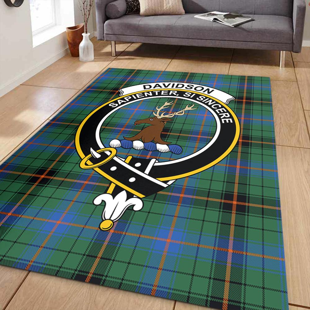 Davidson Ancient Tartan Crest Area Rug
