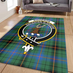 Davidson Ancient Tartan Crest Area Rug
