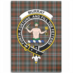Murray of Atholl Weathered Tartan Crest Area Rug