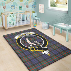 Fletcher of Dunans Tartan Crest Area Rug