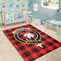 Cunningham Modern Tartan Crest Area Rug