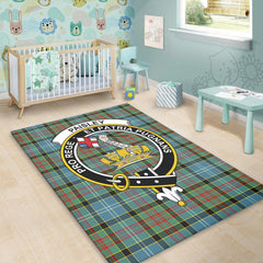 Paisley District Tartan Crest Area Rug