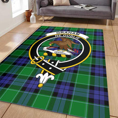 Graham of Menteith Modern Tartan Crest Area Rug