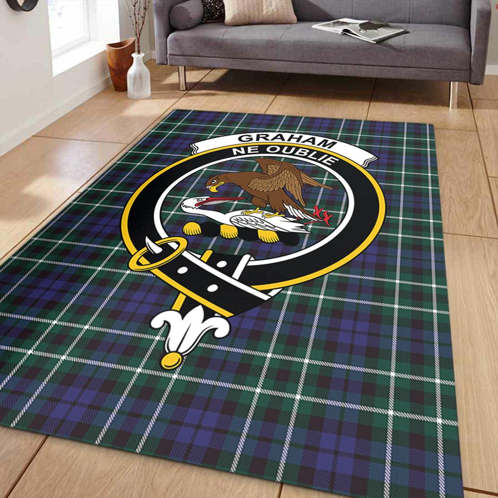 Graham of Montrose Modern Tartan Crest Area Rug