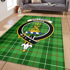Galloway District Tartan Crest Area Rug