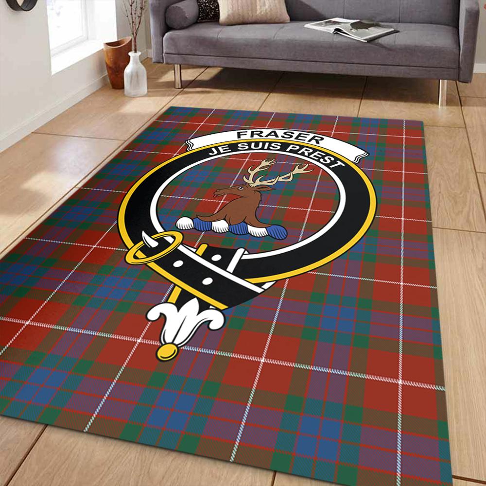 Fraser Ancient Tartan Crest Area Rug