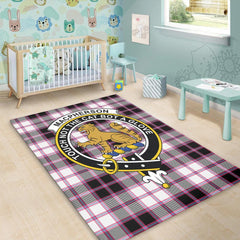 MacPherson Hunting Modern Tartan Crest Area Rug