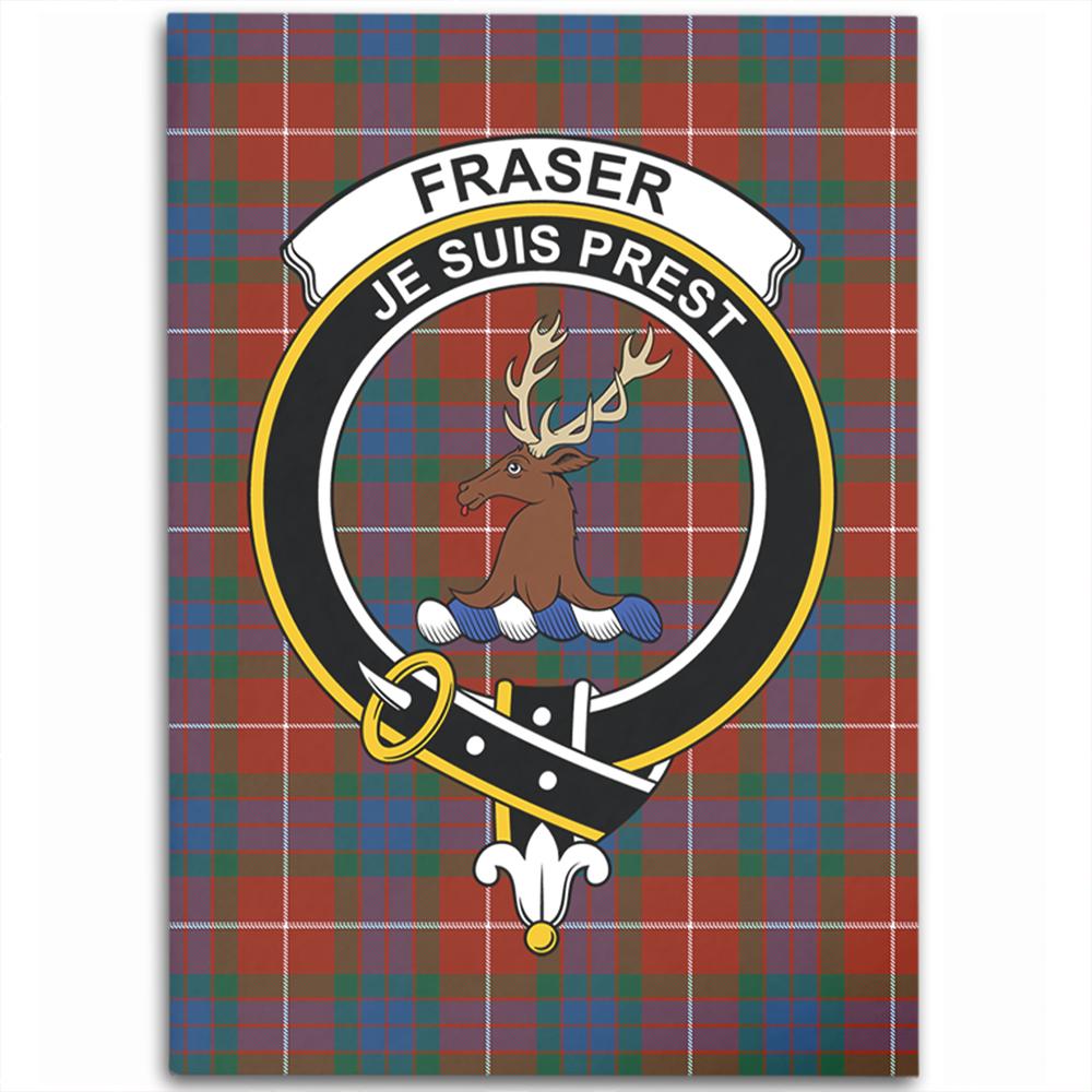 Fraser Ancient Tartan Crest Area Rug
