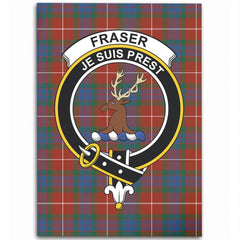 Fraser Ancient Tartan Crest Area Rug