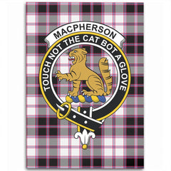 MacPherson Hunting Modern Tartan Crest Area Rug