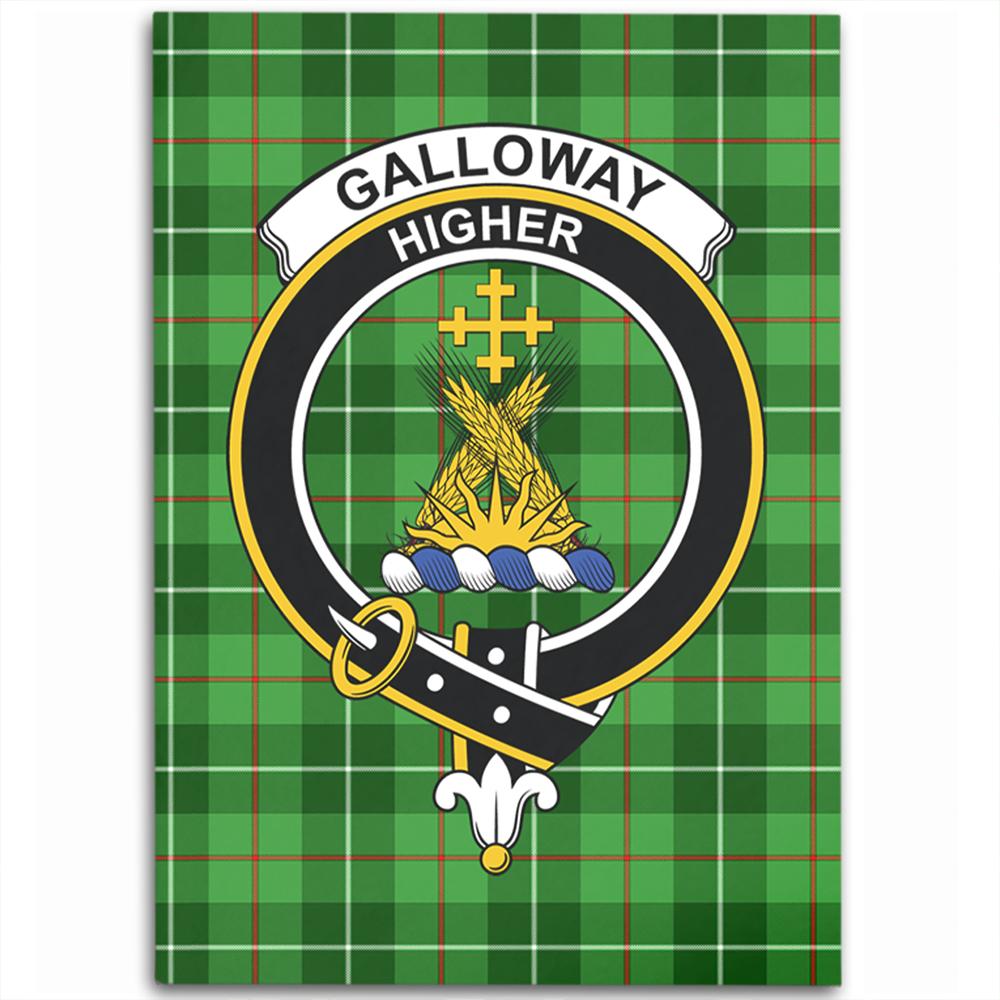 Galloway District Tartan Crest Area Rug