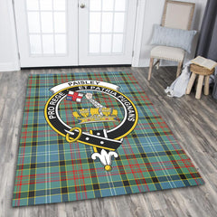 Paisley District Tartan Crest Area Rug