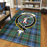 MacRae Hunting Ancient Tartan Crest Area Rug