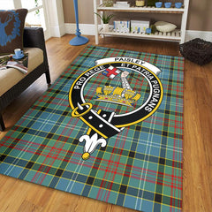 Paisley District Tartan Crest Area Rug