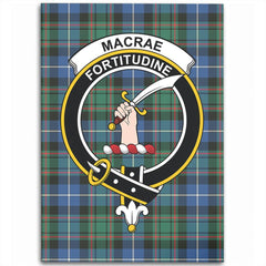 MacRae Hunting Ancient Tartan Crest Area Rug