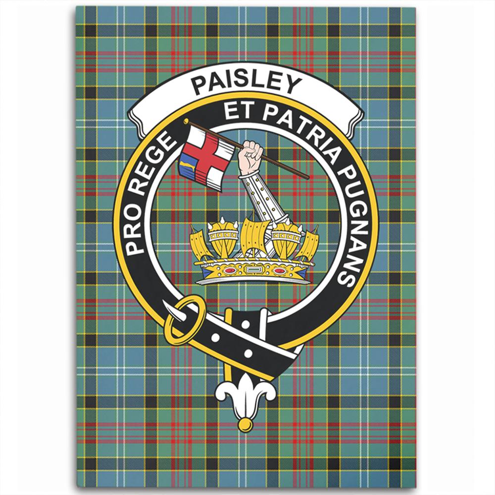 Paisley District Tartan Crest Area Rug