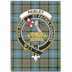 Paisley District Tartan Crest Area Rug
