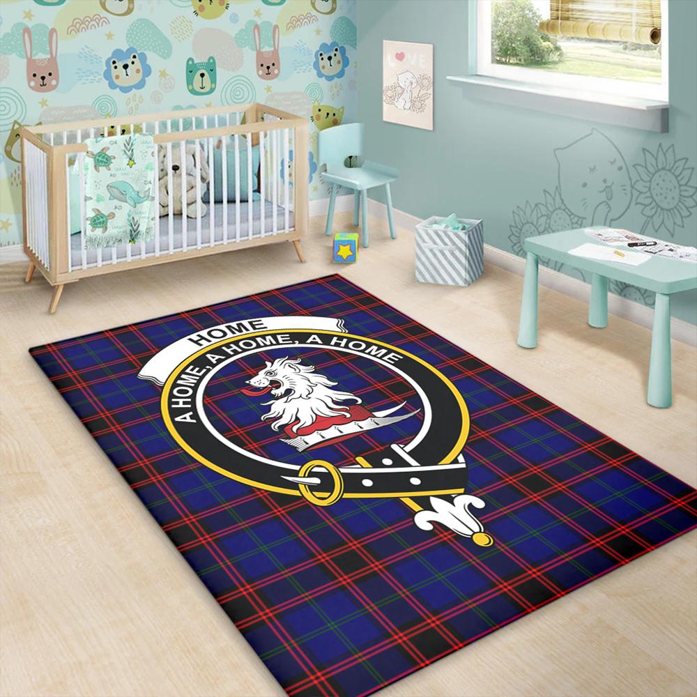 Home Modern Tartan Crest Area Rug