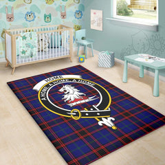 Home Modern Tartan Crest Area Rug