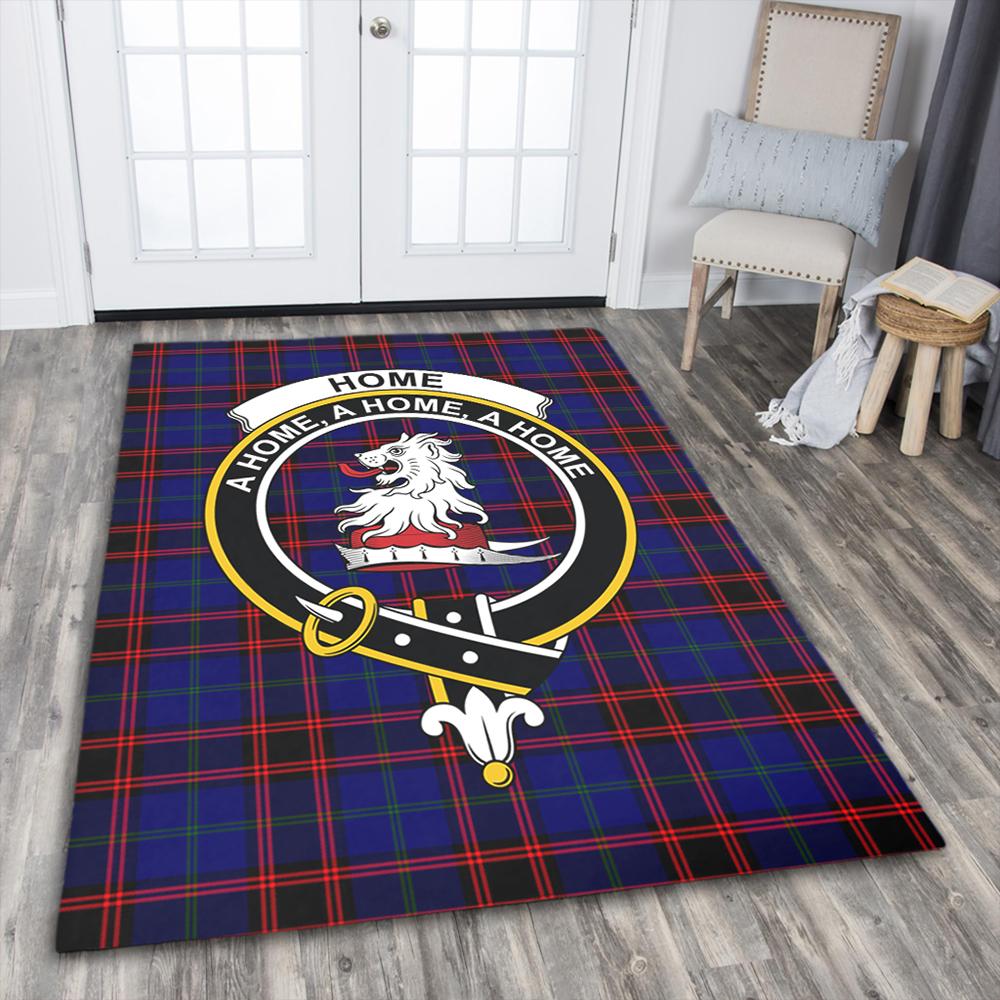 Home Modern Tartan Crest Area Rug