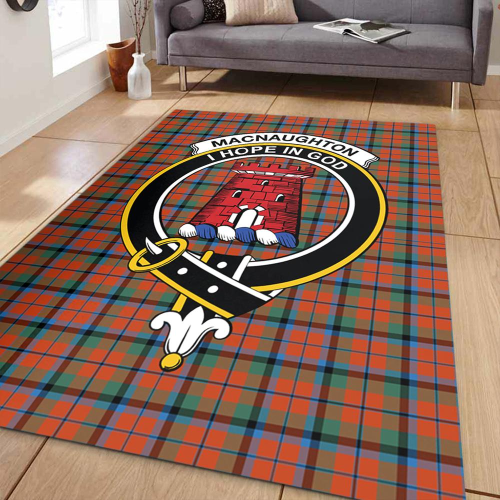 MacNaughton Ancient Tartan Crest Area Rug
