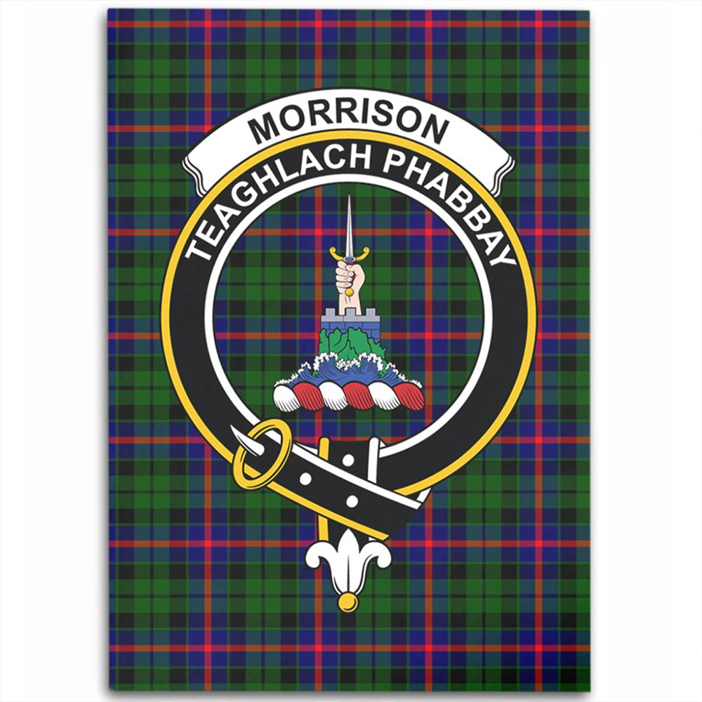 Morrison Modern Tartan Crest Area Rug