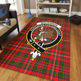 MacKinnon Modern Tartan Crest Area Rug