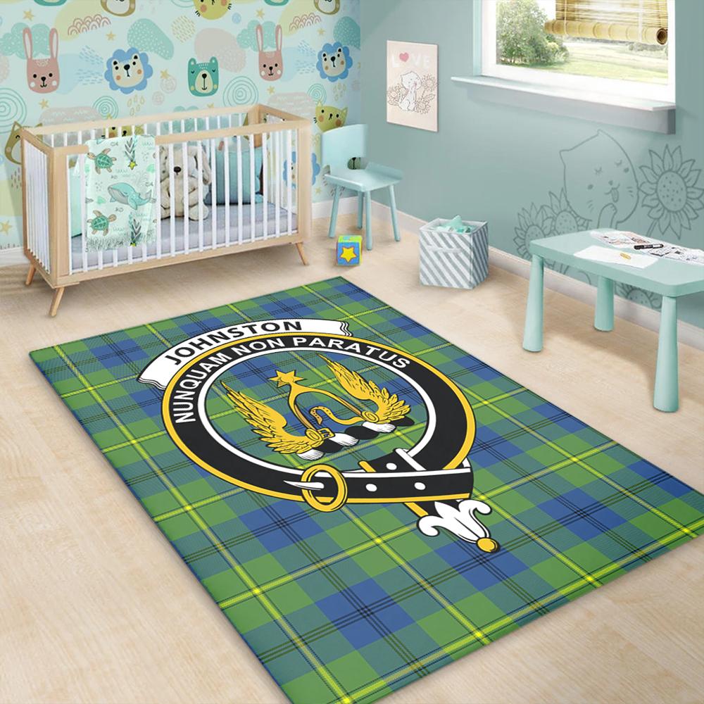 Johnston Ancient Tartan Crest Area Rug